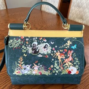 Loungefly Disney Bambi Furry Friends Floral Handbag